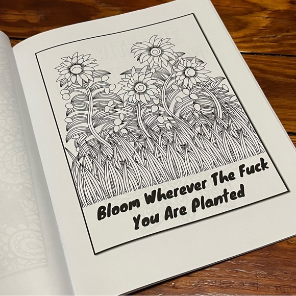 You Are Fucking Awesome Adult Coloring Book - Picture 5 of 8